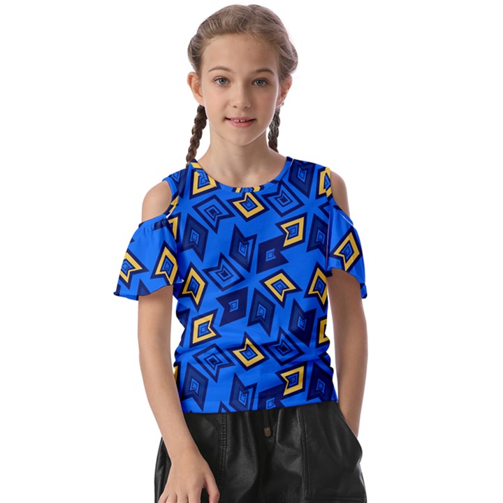 Abstract pattern geometric backgrounds   Kids  Butterfly Cutout Tee