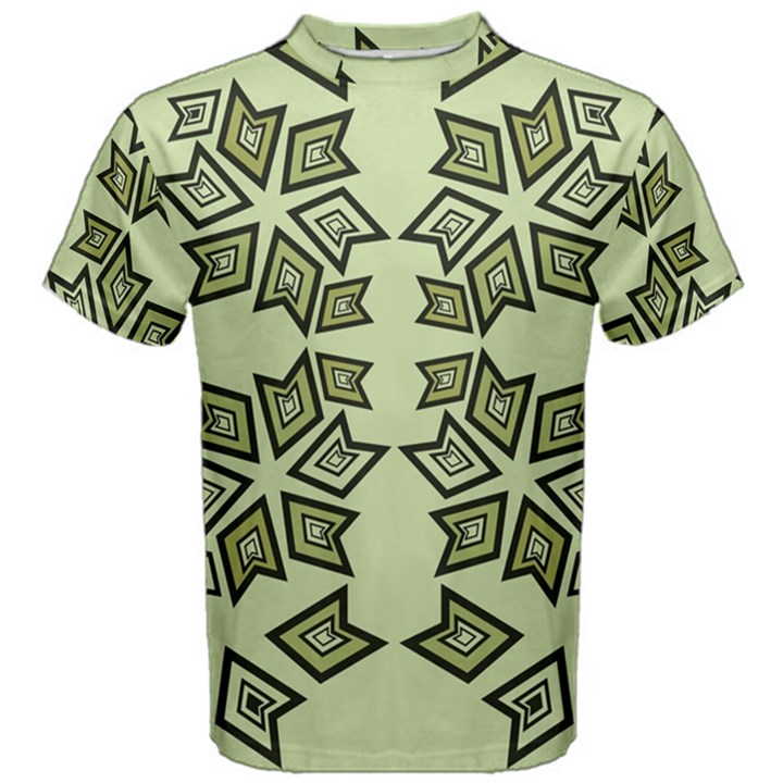 Abstract pattern geometric backgrounds   Men s Cotton Tee