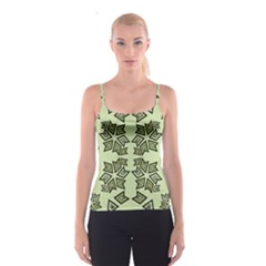 Abstract Pattern Geometric Backgrounds   Spaghetti Strap Top by Eskimos