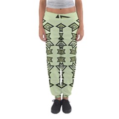 Abstract Pattern Geometric Backgrounds   Women s Jogger Sweatpants by Eskimos