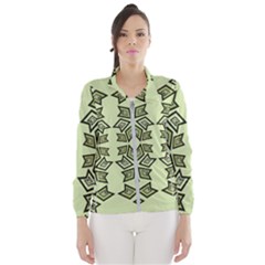 Abstract Pattern Geometric Backgrounds   Women s Windbreaker by Eskimos