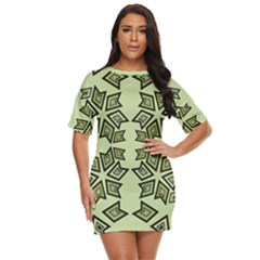 Abstract Pattern Geometric Backgrounds   Just Threw It On Dress by Eskimos