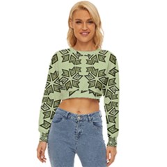 Abstract Pattern Geometric Backgrounds   Lightweight Long Sleeve Sweatshirt