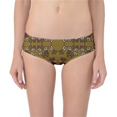 Abstract Pattern Geometric Backgrounds   Classic Bikini Bottoms by Eskimos