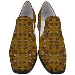 Abstract pattern geometric backgrounds   Women Slip On Heel Loafers