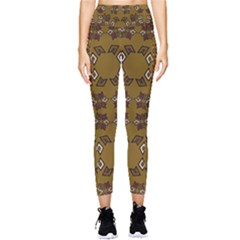 Abstract Pattern Geometric Backgrounds   Pocket Leggings  by Eskimos