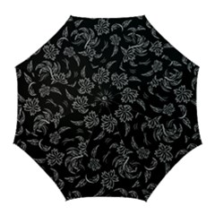 Folk Flowers Print Floral Pattern Ethnic Art Golf Umbrellas by Eskimos