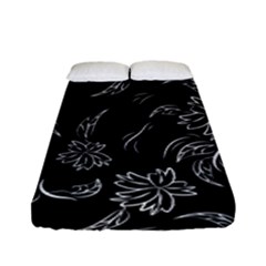 Folk Flowers Print Floral Pattern Ethnic Art Fitted Sheet (full/ Double Size) by Eskimos