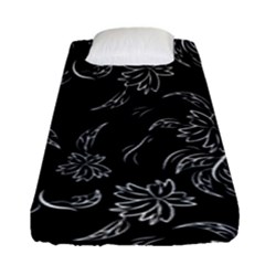 Folk Flowers Print Floral Pattern Ethnic Art Fitted Sheet (single Size) by Eskimos