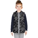 Folk flowers print Floral pattern Ethnic art Kids  Hooded Puffer Vest View1