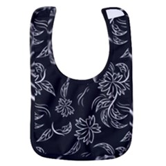 Folk Flowers Print Floral Pattern Ethnic Art Baby Bib by Eskimos