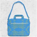 Floral folk damask pattern Fantasy flowers Floral geometric fantasy MacBook Pro Shoulder Laptop Bag  View1