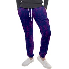 Floral Folk Damask Pattern Fantasy Flowers  Men s Jogger Sweatpants by Eskimos