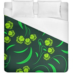 Folk Flowers Print Floral Pattern Ethnic Art Duvet Cover (king Size)