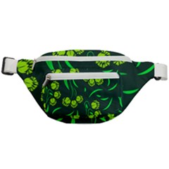 Folk Flowers Print Floral Pattern Ethnic Art Fanny Pack by Eskimos