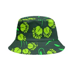 Folk Flowers Print Floral Pattern Ethnic Art Bucket Hat by Eskimos