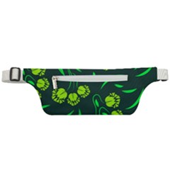 Folk Flowers Print Floral Pattern Ethnic Art Active Waist Bag by Eskimos