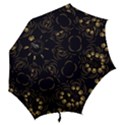 Floral folk damask pattern Fantasy flowers Floral geometric fantasy Hook Handle Umbrellas (Medium) View2