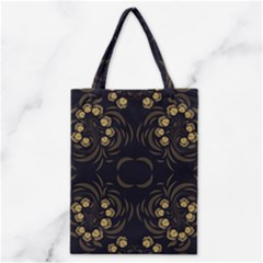 Floral Folk Damask Pattern Fantasy Flowers Floral Geometric Fantasy Classic Tote Bag by Eskimos