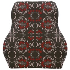 Floral Folk Damask Pattern Fantasy Flowers Floral Geometric Fantasy Car Seat Velour Cushion  by Eskimos