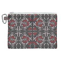 Floral Folk Damask Pattern Fantasy Flowers Floral Geometric Fantasy Canvas Cosmetic Bag (xl) by Eskimos