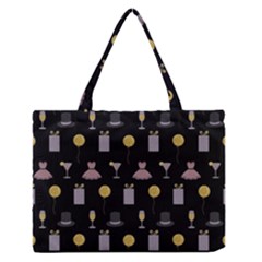 Shiny New Year Things Zipper Medium Tote Bag by SychEva