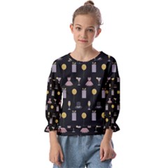 Shiny New Year Things Kids  Cuff Sleeve Top