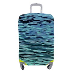 Blue Waves Flow Series 3 Luggage Cover (small) by DimitriosArt