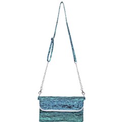 Blue Waves Flow Series 3 Mini Crossbody Handbag by DimitriosArt