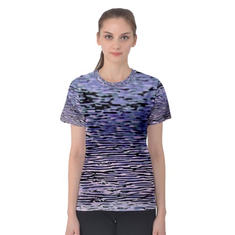 Silver Waves Flow Series 2 Women s Sport Mesh Tee by DimitriosArt