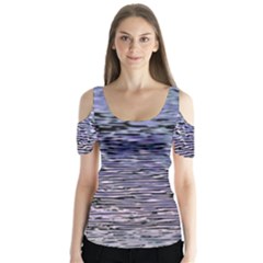 Silver Waves Flow Series 2 Butterfly Sleeve Cutout Tee 