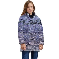 Silver Waves Flow Series 2 Kid s Hooded Longline Puffer Jacket