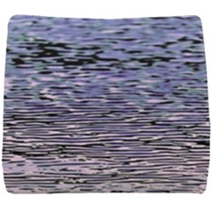 Silver Waves Flow Series 2 Seat Cushion by DimitriosArt