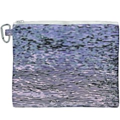 Silver Waves Flow Series 2 Canvas Cosmetic Bag (xxxl) by DimitriosArt