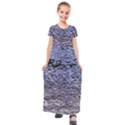 Silver Waves Flow Series 2 Kids  Short Sleeve Maxi Dress View1