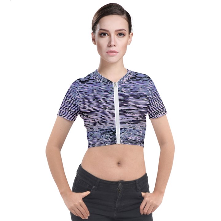 Silver Waves Flow Series 2 Short Sleeve Cropped Jacket