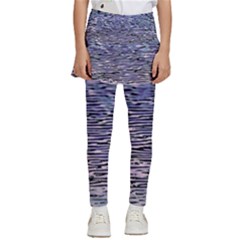 Silver Waves Flow Series 2 Kids  Skirted Pants by DimitriosArt