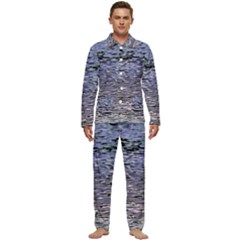 Silver Waves Flow Series 2 Men s Long Sleeve Velvet Pocket Pajamas Set