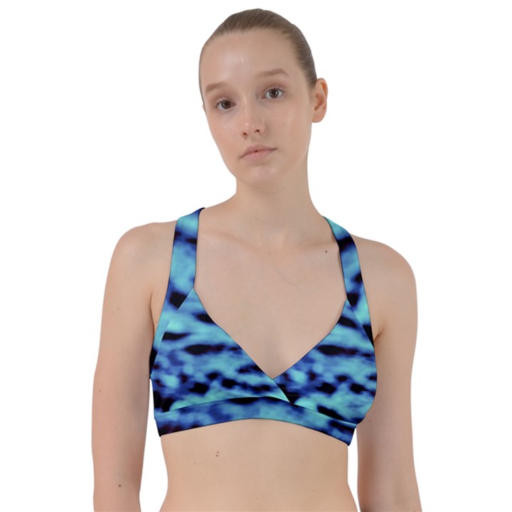 Blue Waves Flow Series 4 Sweetheart Sports Bra