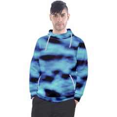 Blue Waves Flow Series 4 Men s Pullover Hoodie by DimitriosArt