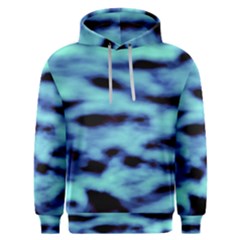 Blue Waves Flow Series 4 Men s Overhead Hoodie by DimitriosArt