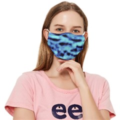 Blue Waves Flow Series 4 Fitted Cloth Face Mask (adult)