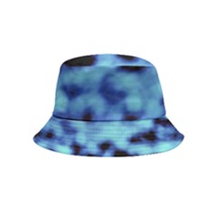 Blue Waves Flow Series 4 Inside Out Bucket Hat (kids) by DimitriosArt