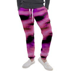 Pink  Waves Flow Series 2 Men s Jogger Sweatpants by DimitriosArt