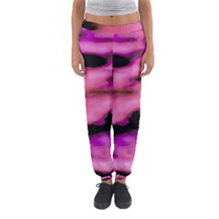 Pink  Waves Flow Series 2 Women s Jogger Sweatpants by DimitriosArt