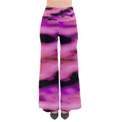 Pink  Waves Flow Series 2 So Vintage Palazzo Pants by DimitriosArt