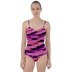 Pink  Waves Flow Series 2 Sweetheart Tankini Set