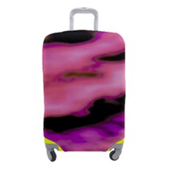 Pink  Waves Flow Series 2 Luggage Cover (small) by DimitriosArt