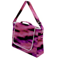 Pink  Waves Flow Series 2 Box Up Messenger Bag by DimitriosArt