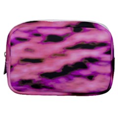 Pink  Waves Flow Series 2 Make Up Pouch (small) by DimitriosArt